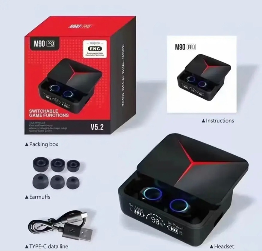 Miniatura 5 de Audífonos Inalámbricos Led Power M90